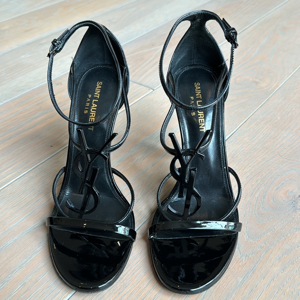 YSL Vernice Chiffon/Nero Lucido SIZE 37.5